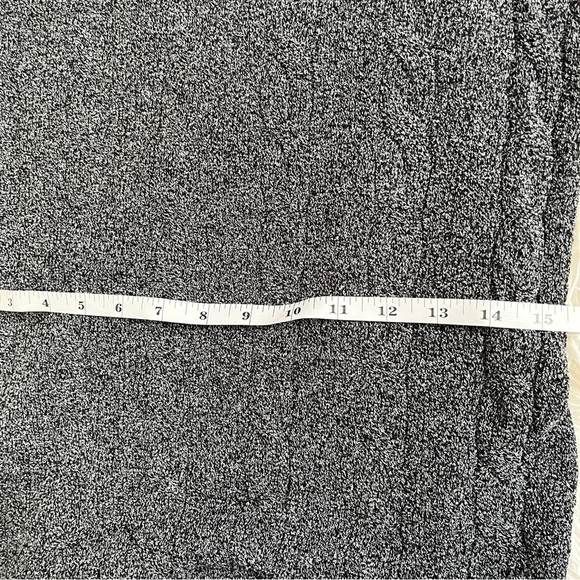 RUMORED Lakeville Maxi Dress S | Smoke Heather Gray | Stretch Textured Knit NWT - Picture 10 of 13